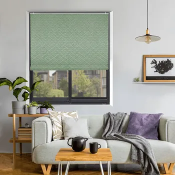 Roleta FOA Římská roleta, Velutto, Tyrkysově zelená, RV 010 , 110 x 50 cm