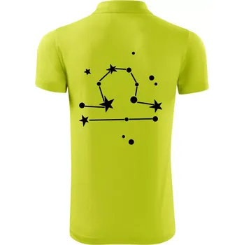 Pánská košile Souhvězdí - Libra - Váhy - Polokošile Victory sportovní (dresovina) - XL ( Limetková )