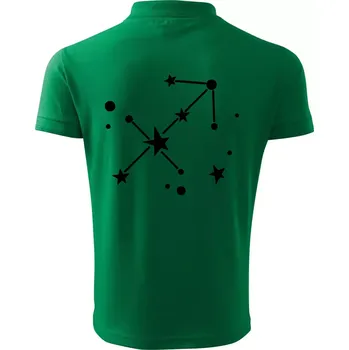 Pánská košile Souhvězdí - Sagittarius - Střelec - Polokošile pánská Pique Polo 203 - 4XL ( Středně zelená )