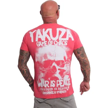 Pánské tričko Pánské triko Yakuza War Regular 25021 geranium velikost: 6XL