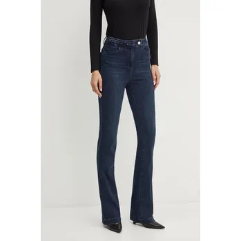 Dámské džíny Džíny Morgan PKELY dámské, high waist, PKELY námořnická modř 59X, vel. 40