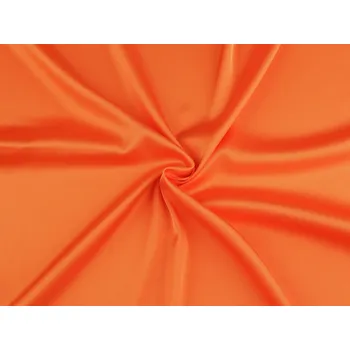 Satén Armano elastický / imitace hedvábí oranžová 1 m