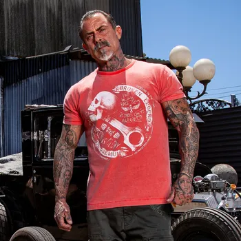 Pánské triko Yakuza Premium 3718 red velikost: 5XL