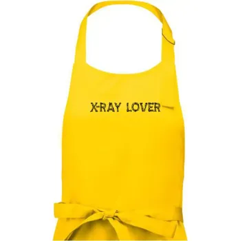Kuchyňská zástěra X-ray Lover - Dámská zástěra na vaření - Univerzální velikost ( Žlutá )