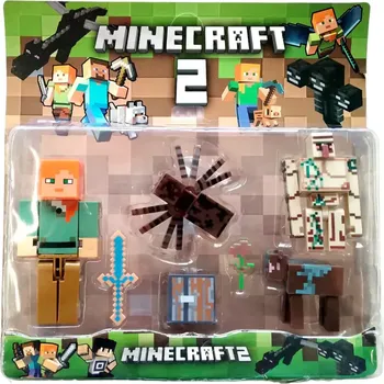Figurka Kolekce figurek Minecraft Alex a Golem FIBH2057 - SLEVA 3% s kodem radost25