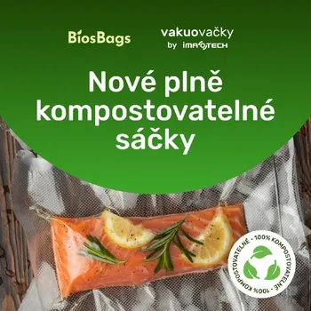 IMATECH Vakuovací sáček kompostovatelný vroubkovaný 250 x 350 , 75 mic