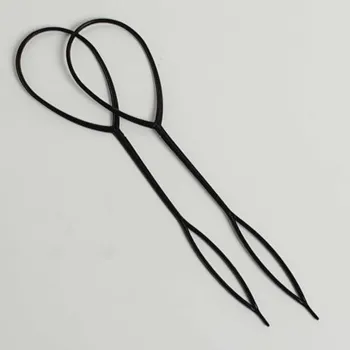 Vlasové tvořítko na protahování vlasů - 2ks - černá