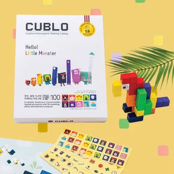 ostatní stavebnice Cublo Little Monsters 100