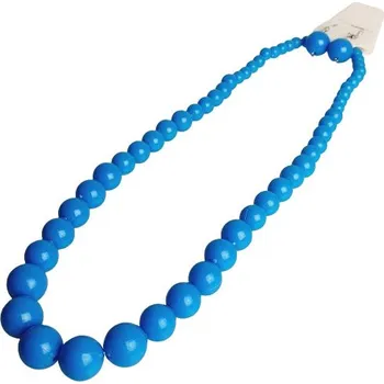 Řetízek Sada korále a náušnice - modrá