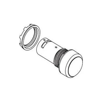 vypínač Tlačítko CP1-10U-20 zap.hlavice šed ABB s.r.o. 47-14-096-11240
