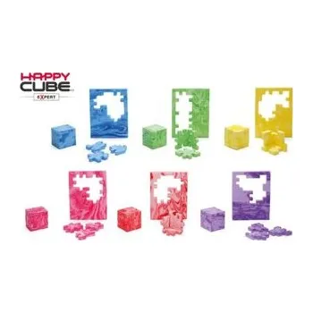 Hlavolam Happy Cube Expert - jednotlivě- plastový hlavolam