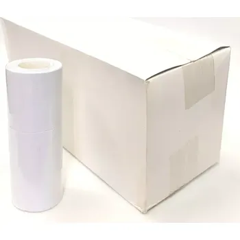 Prodejní regál Samolepící etikety 16 x 23 mm - rovné - bílé