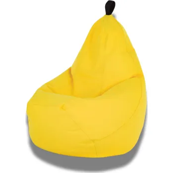 Sedací pytel AAA matrace Sedací vak BANÁN Žlutá