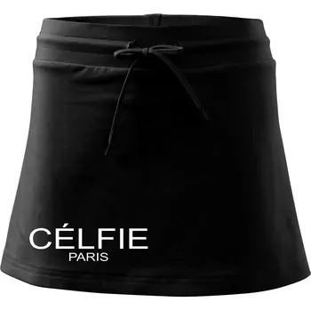 Dámská sukně Célfie Paris - Sportovní sukně - two in one - S ( Černá )