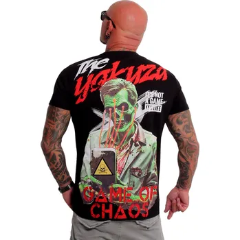 Pánské tričko Pánské triko Yakuza Chaos Regular 25033 black velikost: 4XL