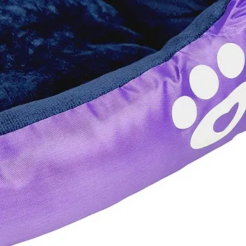 Pelíšek pro psa Pelíšek pro psa „Tlapka“ – fialový, velikost S/M/L
