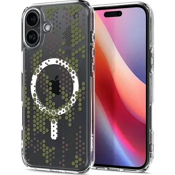 Pouzdro na mobilní telefon Spigen Ultra Hybrid MagSafe Digital Camo iPhone 16