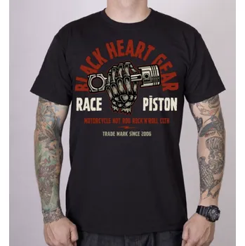 Pánské tričko Pánské triko Black Heart RACE PISTON velikost: M