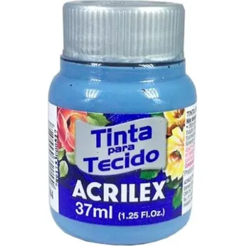 Speciální výtvarná barva Acrilex Barva na textil 37ml - zimní modrá 584