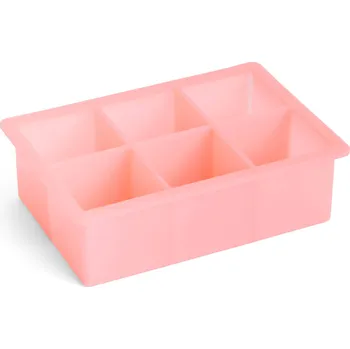 Tvořítko na led HAY DESIGN Silikonová forma na led XXL "Pink" HAY