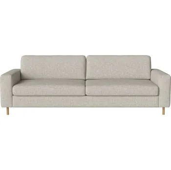 Pohovka Pohovka Scandinavia 3 místná, více variant - Bolia Látka: kolekce Nantes | barva - písek, Nožičky: olejovaný dub 15 cm