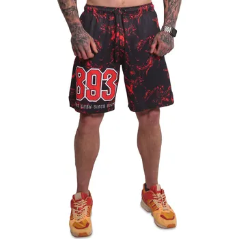 Yakuza pánské kraťasy Varsity Mesh 24017 black velikost: XXL