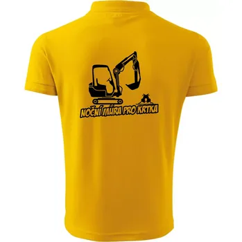 Pánská košile Noční můra pro krtka - Polokošile pánská Pique Polo 203 - XL ( Žlutá )