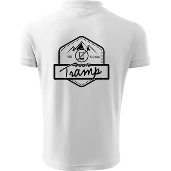 Pánská košile Tramp No Signal - Polokošile pánská Pique Polo 203 - S ( Bílá )