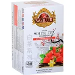 Basilur Bílý čaj - White Tea Strawberry Vanilla BASILUR 20 x 1,5 g