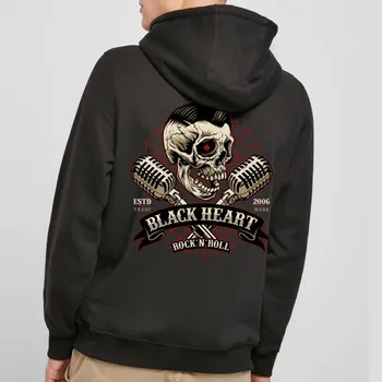 Pánská mikina Pánská mikina Black Heart ELWIS velikost: 3XL + Doprava zdarma na další nákup