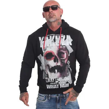 Pánská mikina Pánská mikina Yakuza Apologise 23009 black velikost: 4XL