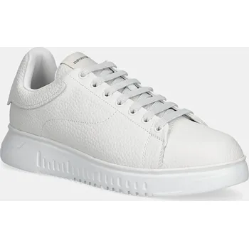 Pánská obuv Kožené tenisky Emporio Armani EM003663.AF19999.U0001 bílá 00X, EUR 43
