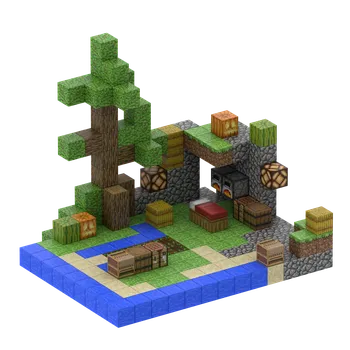 ostatní stavebnice PX Master Lesní dům s postavičkami magnetická stavebnice