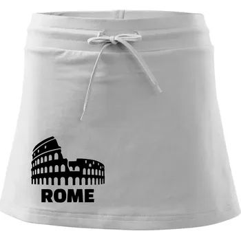 Dámská sukně Italy Koloseum Rome - Sportovní sukně - two in one - M ( Bílá )