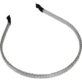 Čelenka Kovová čelenka lesklá - stříbrná