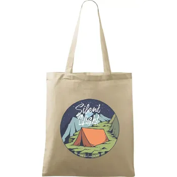 Nákupní taška Night Camp - Silent night - Taška bavlněná - 42 x 38 cm ( Naturální )