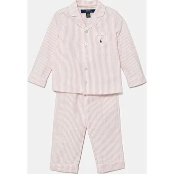 Pánské pyžamo Dětské bavlněné pyžamo Polo Ralph Lauren 2-pack 3P0198 růžová 30X, vel. 116-122