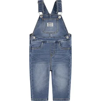 Pánská móda Dětské džínové lacláče Levi's MY FIRST OVERALL 6EM334 modrá 95X, vel. 98