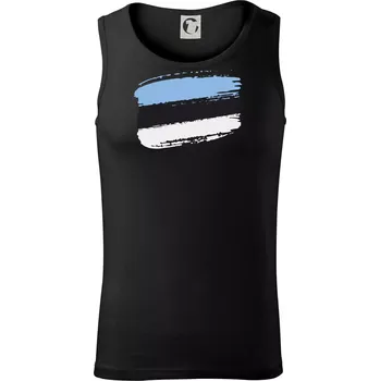 Estonsko vlajka - Tílko pánské Core - M ( Černá )