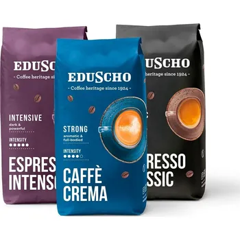 Káva Eduscho Ochutnávkový set 3 kg zrnkové kávy