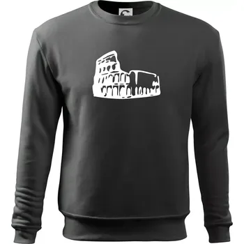 Itálie Koloseum - Mikina Essential dětská - 158 cm/12 let ( Tmavá břidlice (šedá se zeleným nádechem) )