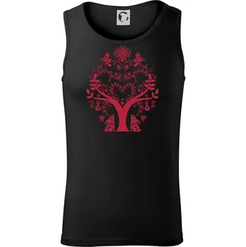 Folklor - strom - Tílko pánské Core - XL ( Černá )