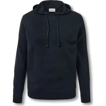 Pánská mikina 667035 - Tchibo - Úpletová mikina s kapucí - pro muže - vel. S 44/46 - barva: modrá