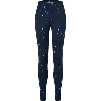 Dámské legíny 669334 - Tchibo - Hebké legíny - pro ženy - vel. S 36/38 - barva: modrá/s potiskem