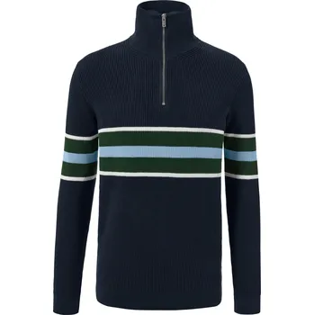 Pánský svetr 654994 - Tchibo - Svetr troyer - pro muže - vel. S 44/46 - barva: modrá/s proužky