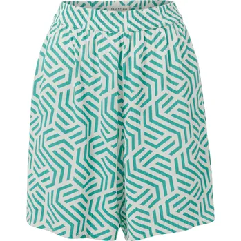 Pánské kraťasy 661878 - Tchibo - Tkané šortky s potiskem - pro ženy - vel. 36 - barva: bílá/s potiskem