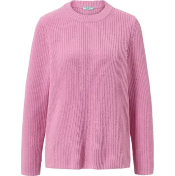 Dámské oblečení 675975 - Tchibo - Svetr z hrubého úpletu - pro ženy - vel. XL 48/50 - barva: růžová