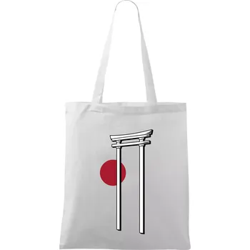 Nákupní taška Japan culture - architektura - Taška bavlněná - 42 x 38 cm ( Bílá )