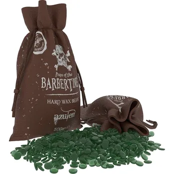 Depilační vosková zrnka BARBERTIME Hard wax beans Azulen 500 g