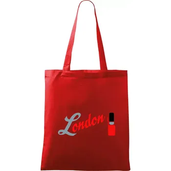 Nákupní taška London Stráž - Taška bavlněná - 42 x 38 cm ( Červená )